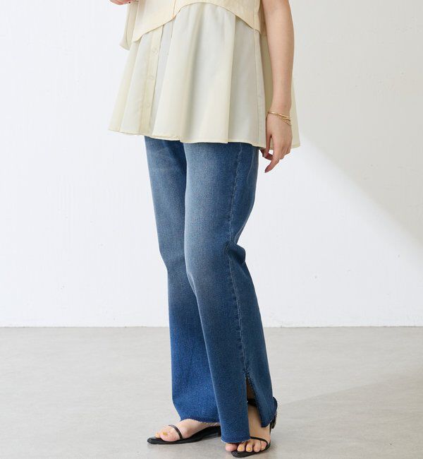  「Q.anos セルフカットデニム」|デニム|