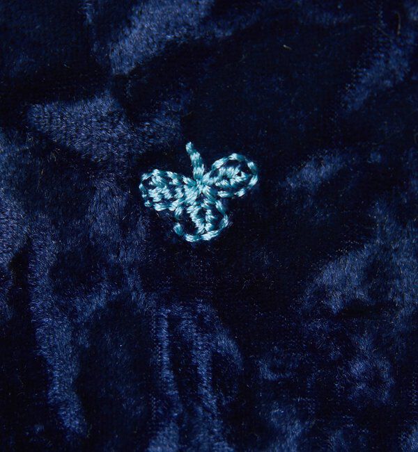  「刺繍ベロアカットソー」|Tシャツ・カットソー|