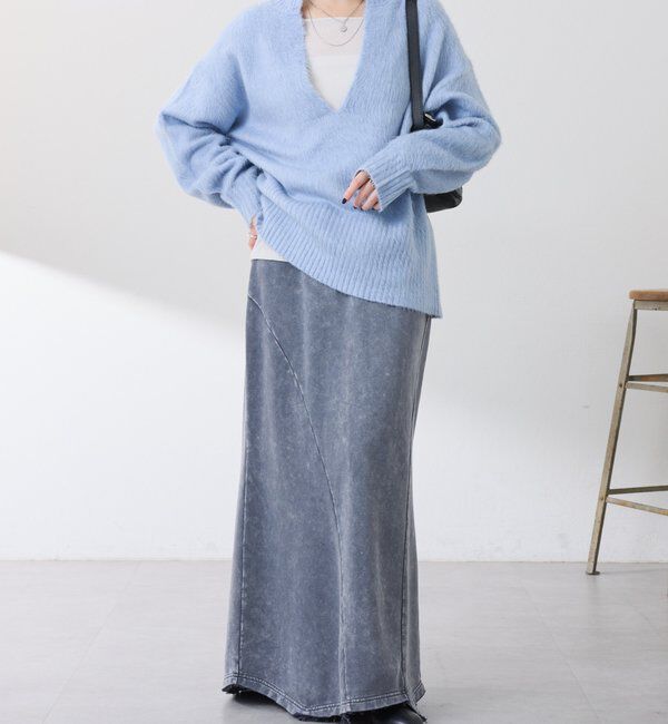  「エアリー深Vニット」|ニット・セーター|