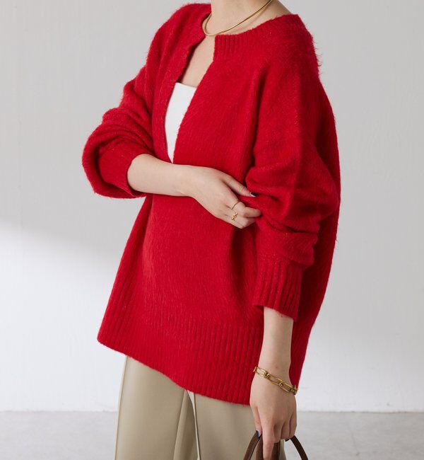  「エアリー深Vニット」|ニット・セーター|