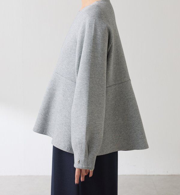  「袖ビジューペプラムカットソー」|Tシャツ・カットソー|