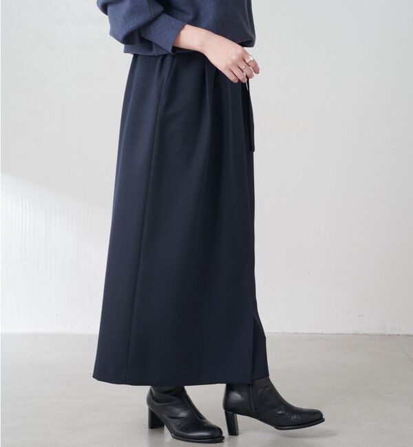  「ウールライクベルテッドスカート」|スカート|
