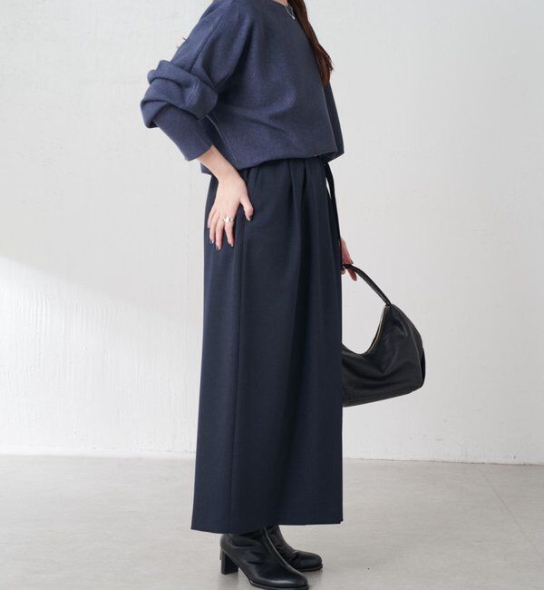  「ウールライクベルテッドスカート」|スカート|