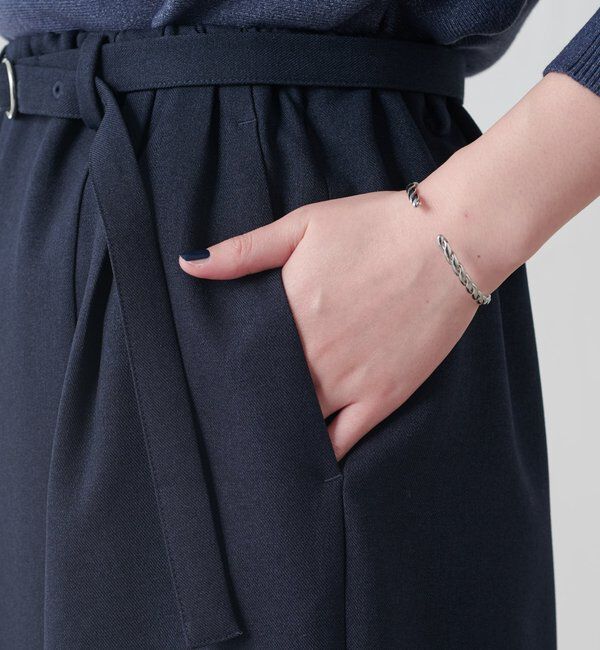  「ウールライクベルテッドスカート」|スカート|