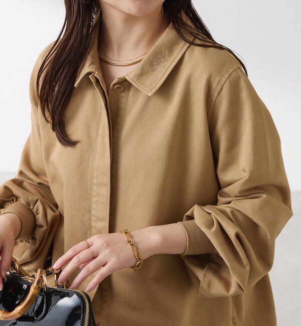  「Q.anos 2WAYデニムシャツ」|シャツ・ブラウス|