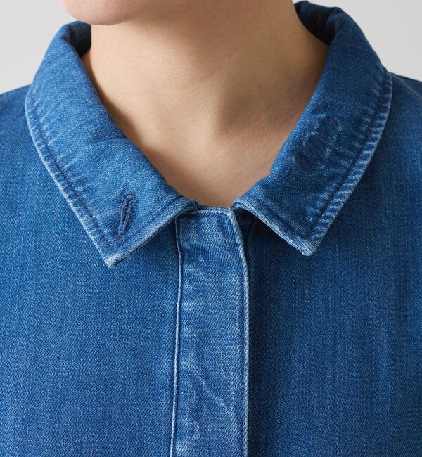  「Q.anos 2WAYデニムシャツ」|シャツ・ブラウス|