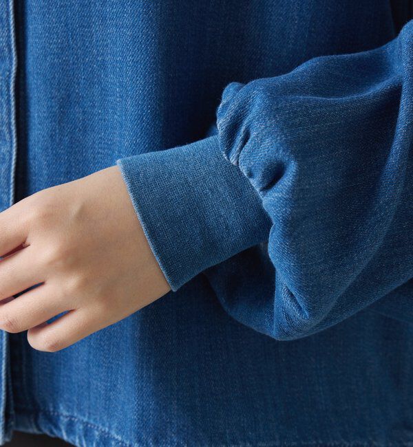  「Q.anos 2WAYデニムシャツ」|シャツ・ブラウス|