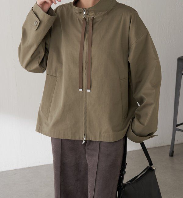  「スタンドカラーブルゾン」|ベスト・ジレ|