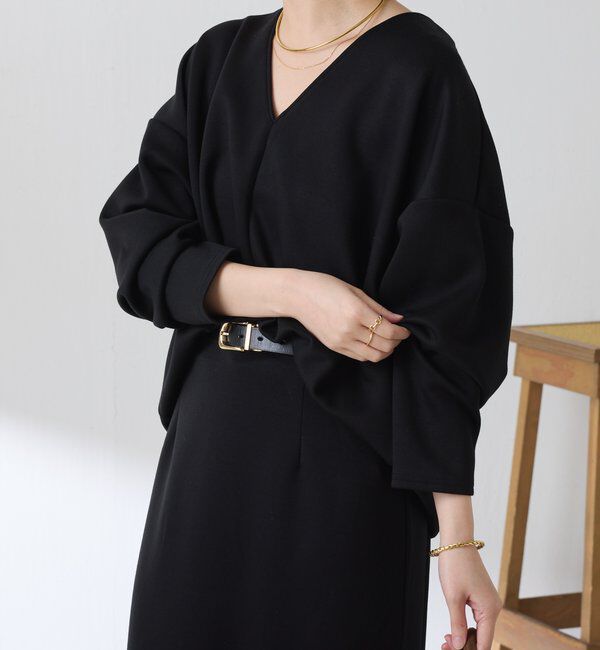  「ポンチＶカットプルオーバー」|Tシャツ・カットソー|