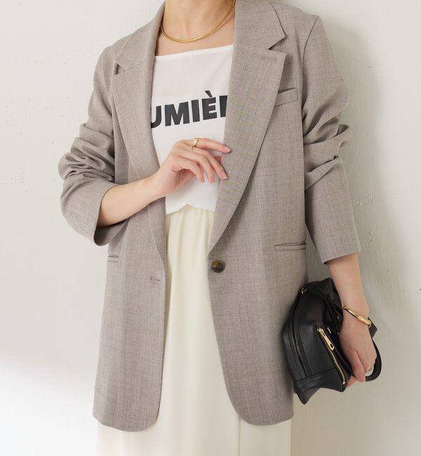  「ストレッチシャークスキンジャケット」|テーラードジャケット|