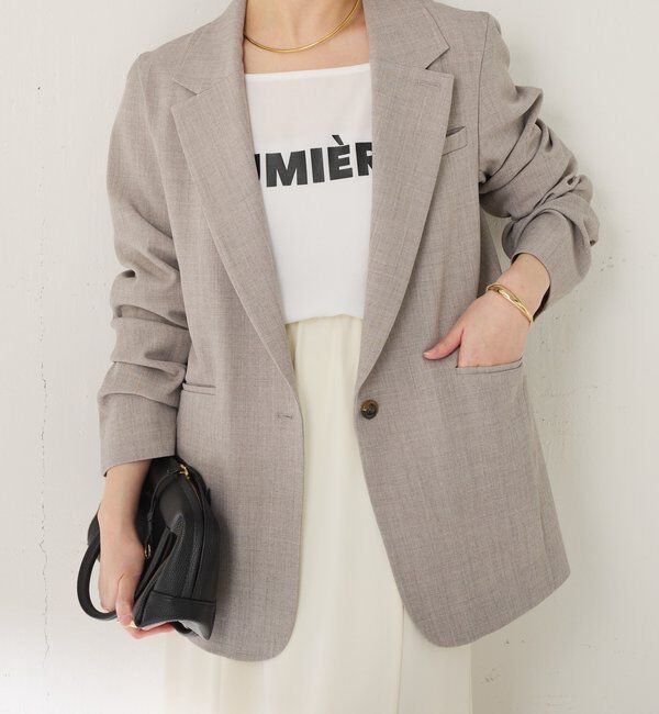  「ストレッチシャークスキンジャケット」|テーラードジャケット|