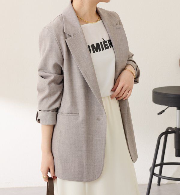  「ストレッチシャークスキンジャケット」|テーラードジャケット|