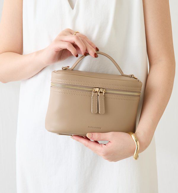  「【PAPILLONNER/パピヨネ】ミラー付きミニバニティバッグ/セレモニー」|トートバッグ|