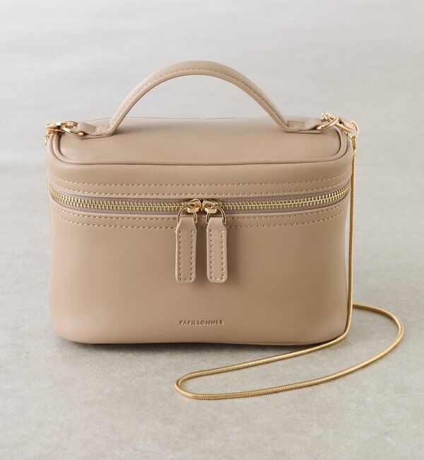  「【PAPILLONNER/パピヨネ】ミラー付きミニバニティバッグ/セレモニー」|トートバッグ|