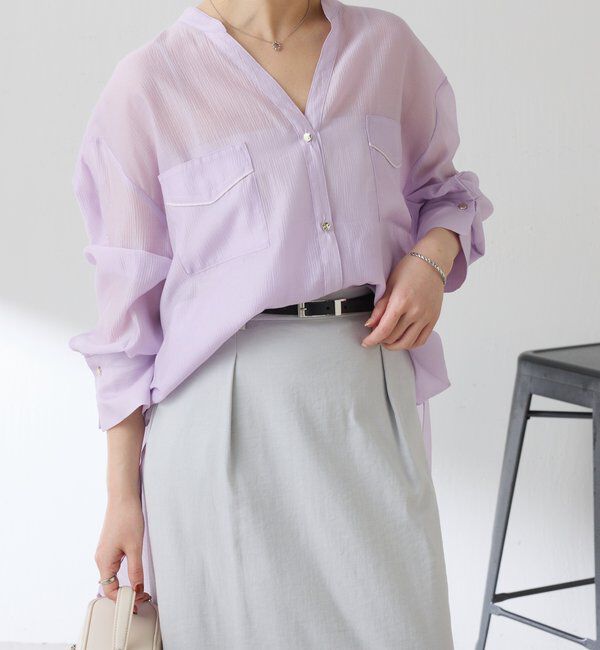  「ヴィンテージライクシアーシャツ」|シャツ・ブラウス|