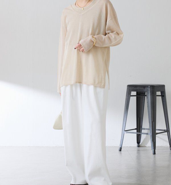  「レイヤードVネックニット」|ニット・セーター|