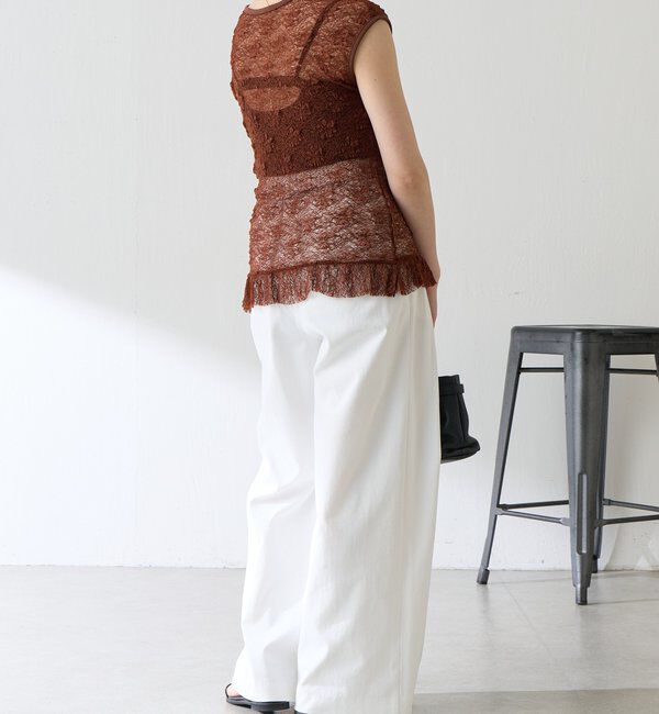  「レースフレンチカットソー」|Tシャツ・カットソー|