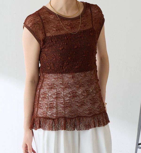  「レースフレンチカットソー」|Tシャツ・カットソー|