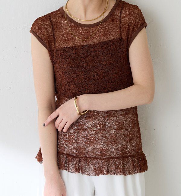  「レースフレンチカットソー」|Tシャツ・カットソー|