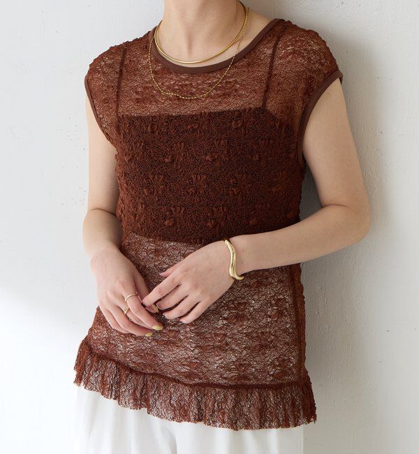  「レースフレンチカットソー」|Tシャツ・カットソー|