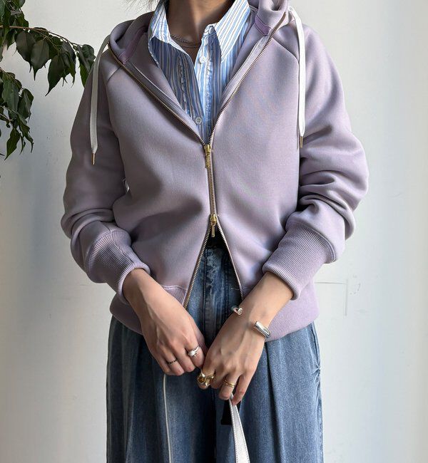  「プラムダンボールジップフーディー」|Tシャツ・カットソー|