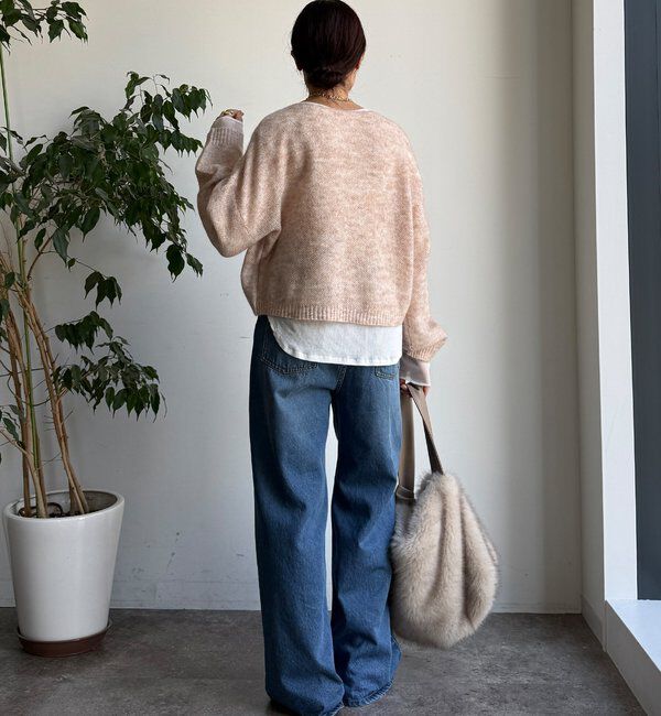  「モヘヤメランジプルオーバー」|ニット・セーター|