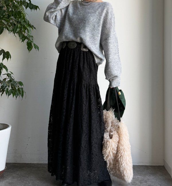  「モヘヤメランジプルオーバー」|ニット・セーター|