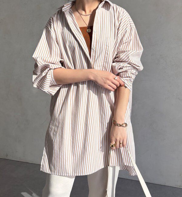  「DD刺繍チュニックシャツ」|シャツ・ブラウス|