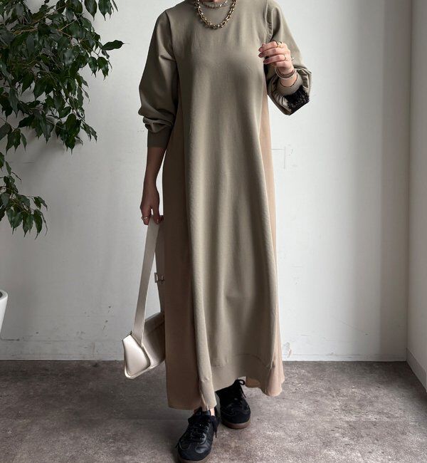  「【WEB限定】バックレースラインワンピース」|ワンピース|