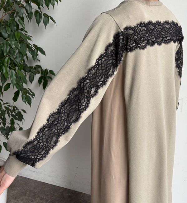  「【WEB限定】バックレースラインワンピース」|ワンピース|