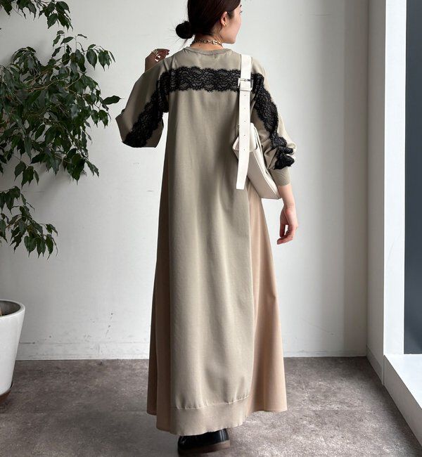  「【WEB限定】バックレースラインワンピース」|ワンピース|