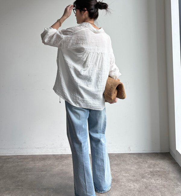  「【WEB限定】ドロストスキッパーシャツ」|シャツ・ブラウス|