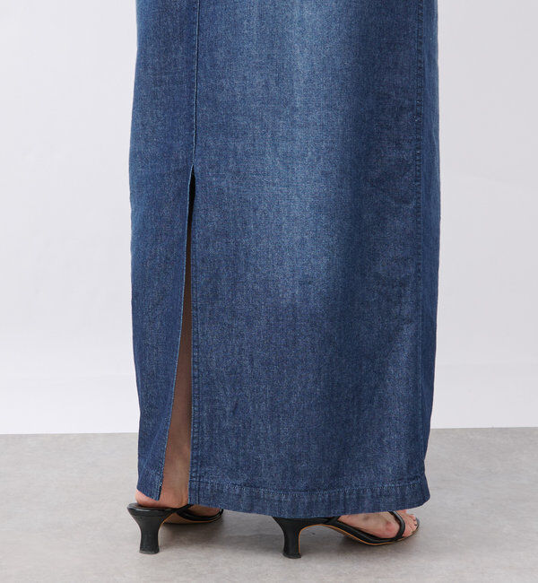  「【MONN&times;Yoshiiiiii】デニムシャツワンピース」|ワンピース|