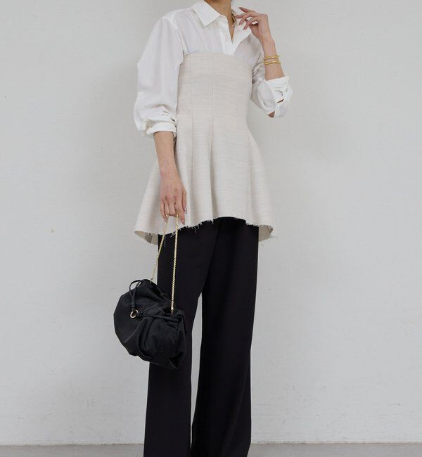  「【セットアップ対応】ダブルクロスビスチェ」|シャツ・ブラウス|