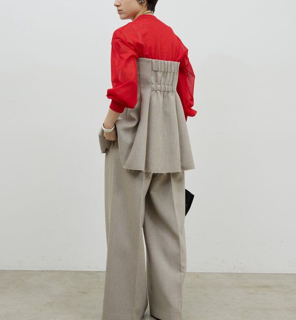  「【セットアップ対応】ダブルクロスビスチェ」|シャツ・ブラウス|