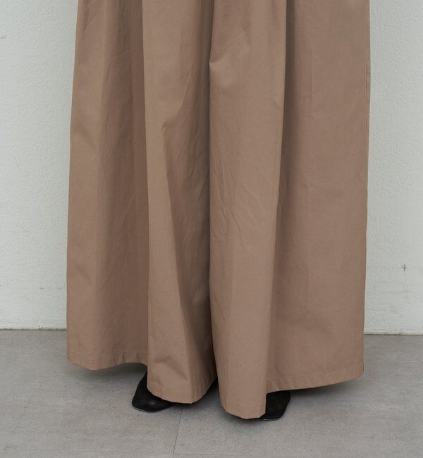  「ギャザーボリュームパンツ」|チノ|