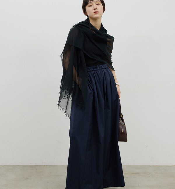  「ギャザーボリュームパンツ」|チノ|