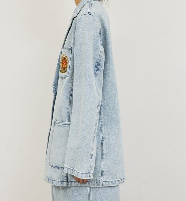  「【PEAS】【セットアップ対応】デニムブレザー」|デニムジャケット|