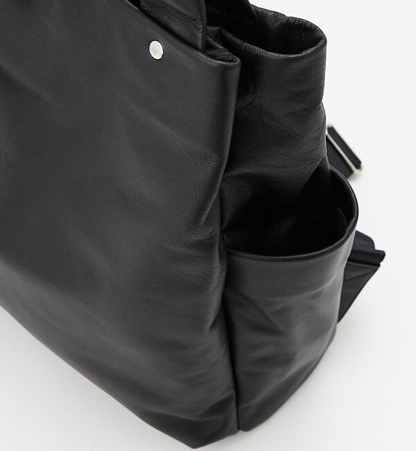  「レザー2ハンドルリュックサック」|リュック|