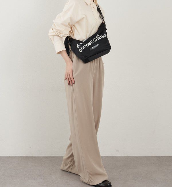  「ステンシル風プリント ナイロン2WAYミニショルダーバッグ」|ショルダー・メッセンジャー|