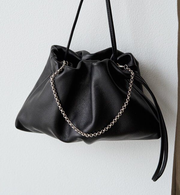  「レザー巾着4WAYミニショルダーバッグ」|ショルダー・メッセンジャー|