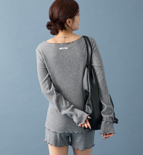  「起毛リブボタンカーディガン」|Tシャツ・カットソー|