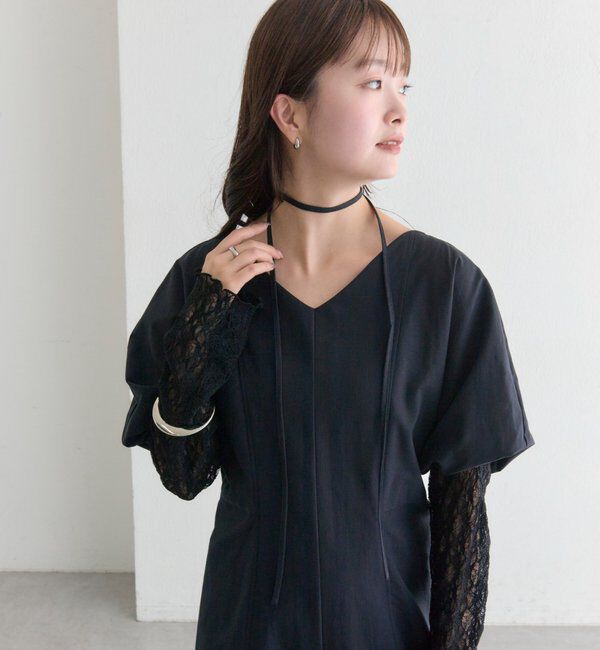  「パフレーススリーブワンピース」|ワンピース|