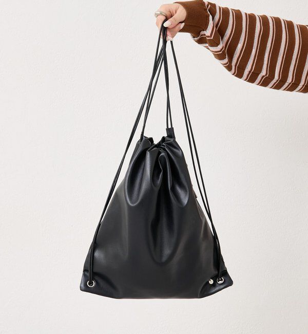  「プレート付きナップザック」|トートバッグ|