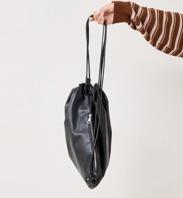  「プレート付きナップザック」|トートバッグ|