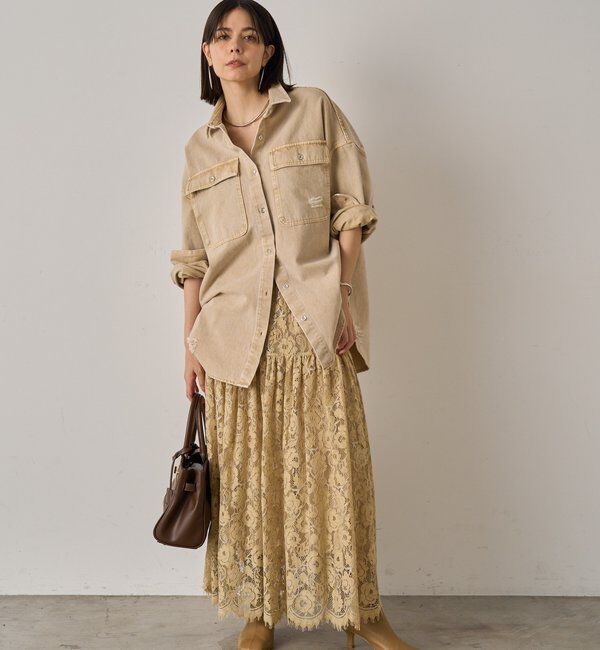  「ダメージデニムシャツ」|シャツ・ブラウス|