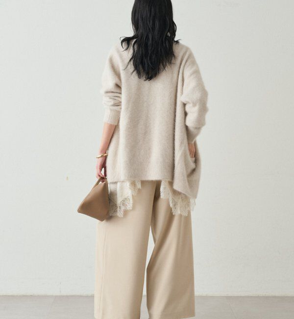  「FURカシミヤニットカーデ」|ニット・セーター|