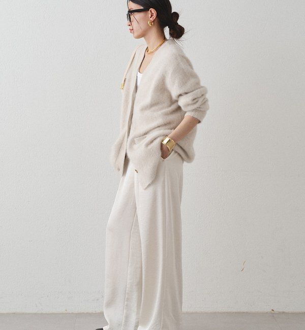  「FURカシミヤニットカーデ」|ニット・セーター|