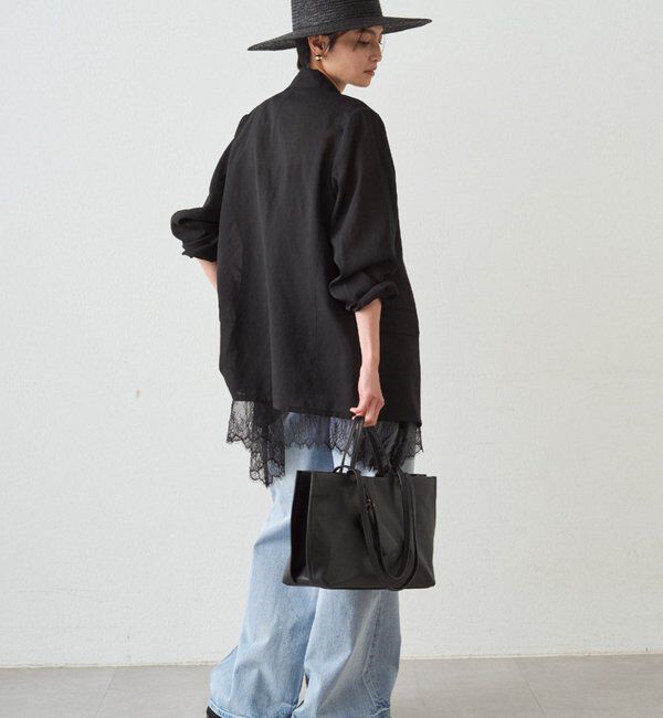  「リネンライクシアージャケット」|ベスト・ジレ|