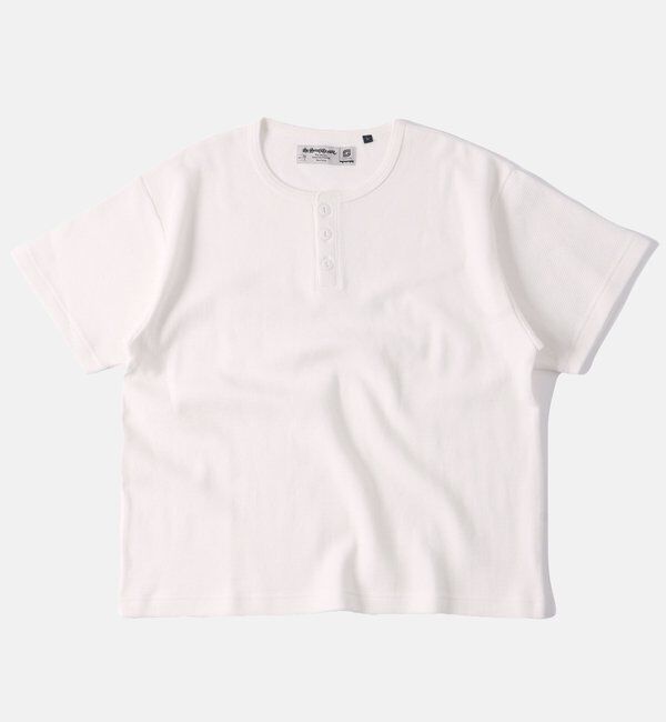  「【Sourcream/サワークリーム】ワッフルヘンリーネックTEE / 2サイズ」|Tシャツ・カットソー|